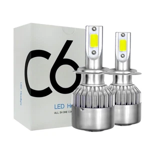 2pcs H1/H3/H4/H7/H11/9005/9006/H13/880 LED Headlight Light Bulbs Kit 6000K - Picture 1 of 35