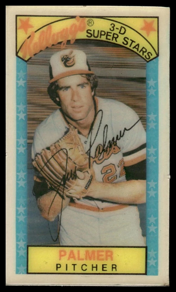 1979 Kellogg's 3-D Super Stars #5a Jim Palmer - Image 1 of 2