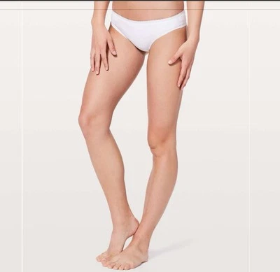 Parte inferior de bikini Lululemon Malia Manuel Will The Wave talla 6 blanca BHT NUEVA CON ETIQUETAS  Foto 1 de 4