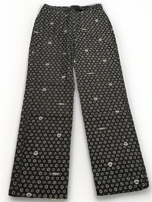 Pantalones VERSACE V2 CLASSIC Negro Mezcla Algodón Estampado Medusa Italia Talla 44, 28x30.5 Foto 1 de 4
