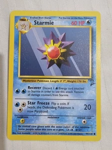 Pokemon Trading Cards Starmie Base 2 Rare UK POWERSELLER FREE P&P - Picture 1 of 2