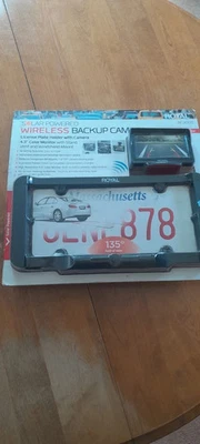 New Royal Wireless HD Solar License Plate Rear View Backup  Camera  Bc3000 - Image 1 of 2