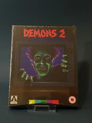 Demons 2 4k Ultra HD (4K UHD Blu-ray) Arrow Hard Slipcase Edition SEALED - Image 1 of 2
