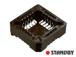 3pcs PLCC20 Socket PLCC 20 Pin SMT / SMD, IC Socket, AMP FNT995162-1 - Imagen 1 de 2