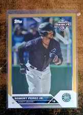 2023 TOPPS PRO DEBUT PD173 ROBERT PEREZ JR GOLD FOIL 19/50