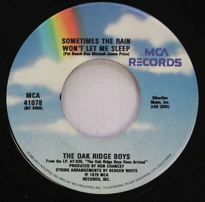 Country 45 The Oak Ridge Boys - Sometimes The Rain Won'T Let Me Sleep / Dream On - Image 1 of 2
