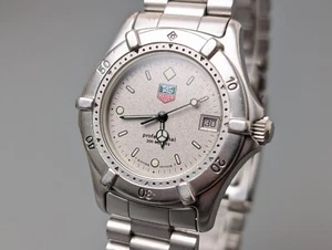 Tag Heuer Professional 200 Meters 962.213R Silver Date Quartz Watch Men's Watch - Picture 1 of 15