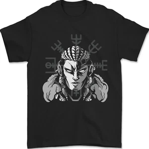 Camiseta para hombre A Viking Shield Maiden 100 % algodón - Imagen 1 de 2