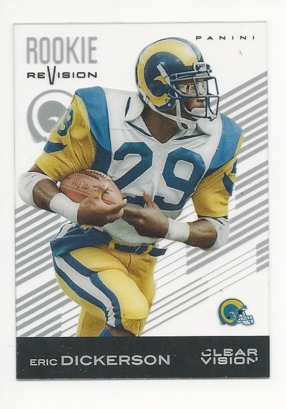 ERIC DICKERSON #99 Rams Southern Method 2015 panini Clear Vision ROOKIE REVISION - Image 1 of 1