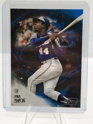 2024 Topps Update Hank Aaron All-Class Blue Parallel SP Insert #AC-5 Braves HOF - Image 1 of 2