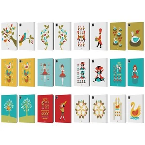 HEAD CASE DESIGNS 12 DAYS OF CHRISTMAS LEATHER BOOK WALLET CASE FOR APPLE iPAD - Picture 1 of 18