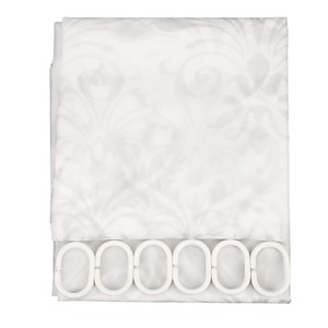 Europaeische weisse PEVA Duschvorhang Blume gruen wasserdicht Duschvorhang  R7H8