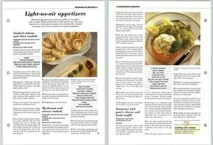 Light As Air Appetizers - Microwave - Successful Cooking Eaglemoss - Recipe Page - Picture 1 of 1