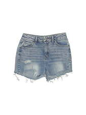 Tinseltown Women Blue Denim Shorts 3