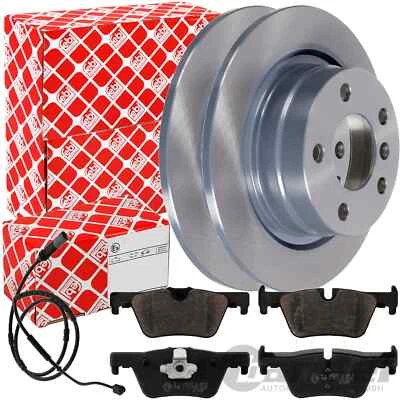 Febi Disques 290mm + Revêtements Arrière Convient pour BMW 1er F20 F21 2er F23 - Photo 1/4