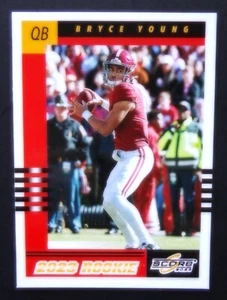 2023 Score Football Bryce Young RC Panini Rookie Card Carolina Panthers Alabama - Bild 1 von 2
