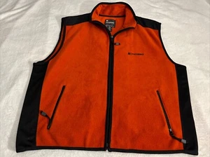 American Eagle Outfitters Men’s XXL AE Performance Fleece Zip Collar Vest Orange - Picture 1 of 10