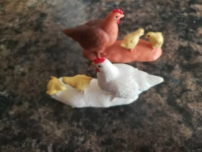 Vintage New Ray Toys Country Life Chickens  - Image 1 of 4