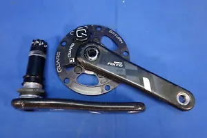 Sram Force Carbon / Quarq CinQo Saturn Power Meter Bike Crankset, 170mm, 130 BCD - Picture 1 of 4