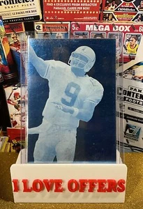 1998 EDGE ODYSSEY STEVE MCNAIR BLUE FOIL PROOF 1/1 RARO 2/3 #198 C NOME NEGOZIO - Foto 1 di 6