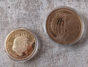 2 Donald Trump Commemorative Coins - Picture 1 of 3