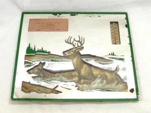 VTG John Deere Equipment Dealer ADV Mirror Thermometer Buck Deer Dows Iowa IA - Picture 1 of 15
