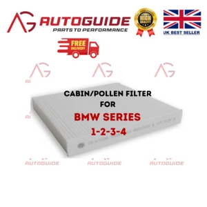 New Pollen Or Cabin Filter For BMW Series 1-2-3-4 Ref EKF323 - Picture 1 of 4