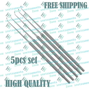 Micro Antrum Ball Probe 45° Fine Round Tip ENT Neuro Surgery 6.5” Knurled - Picture 1 of 3