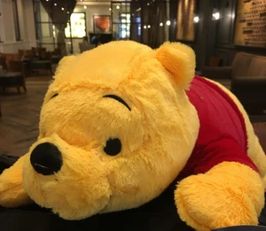 Disney Large Winnie the Pooh Winnie Plush Toy Gift Cushion Pillow 55CM - Picture 1 of 3