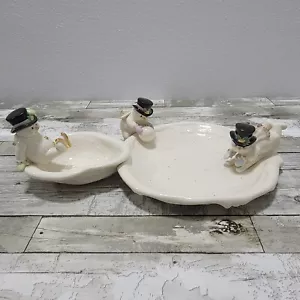 Lenox Collections The Snowman Chips & Dip Servierset - 2002 - Bild 1 von 24