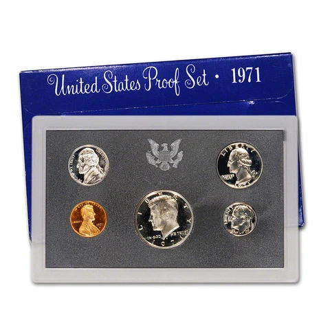 1971 US Mint Proof Set in OGP Cover