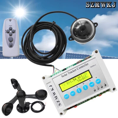 Komplett LCD Solar Tracking Dual Axis Solar Panel Tracker Controller +Anemometer - Bild 1 von 4