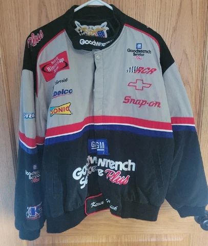 Kevin Harvick Jacket Large Goodwrench NASCAR Jeff Hamilton Racing Collection Cover