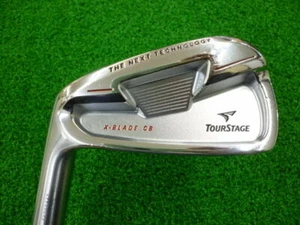 LEFT-HANDED BRIDGESTONE TOUR STAGE X-BLADE CB 2008 6PC S-FLEX IRONS SET GOLF - Picture 1 of 5