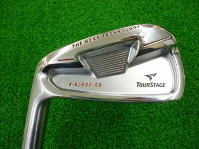 LEFT-HANDED BRIDGESTONE TOUR STAGE X-BLADE CB 2008 6PC S-FLEX IRONS SET GOLF - Image 1 of 4