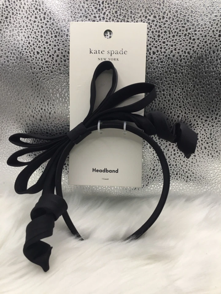 NUEVA Diadema Kate Spade X Target Cinta Negra Lazo Foto 1 de 1