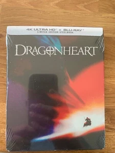 Dragonheart 4K Blu-ray Ultra HD U.S.A Import UHD Limited edition Steelbook NEW - Picture 1 of 2