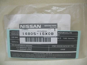 NISSAN MURANO 09 10 11 12 13 14 VEHICLE EMISSION LABEL NEW OEM - Picture 1 of 1