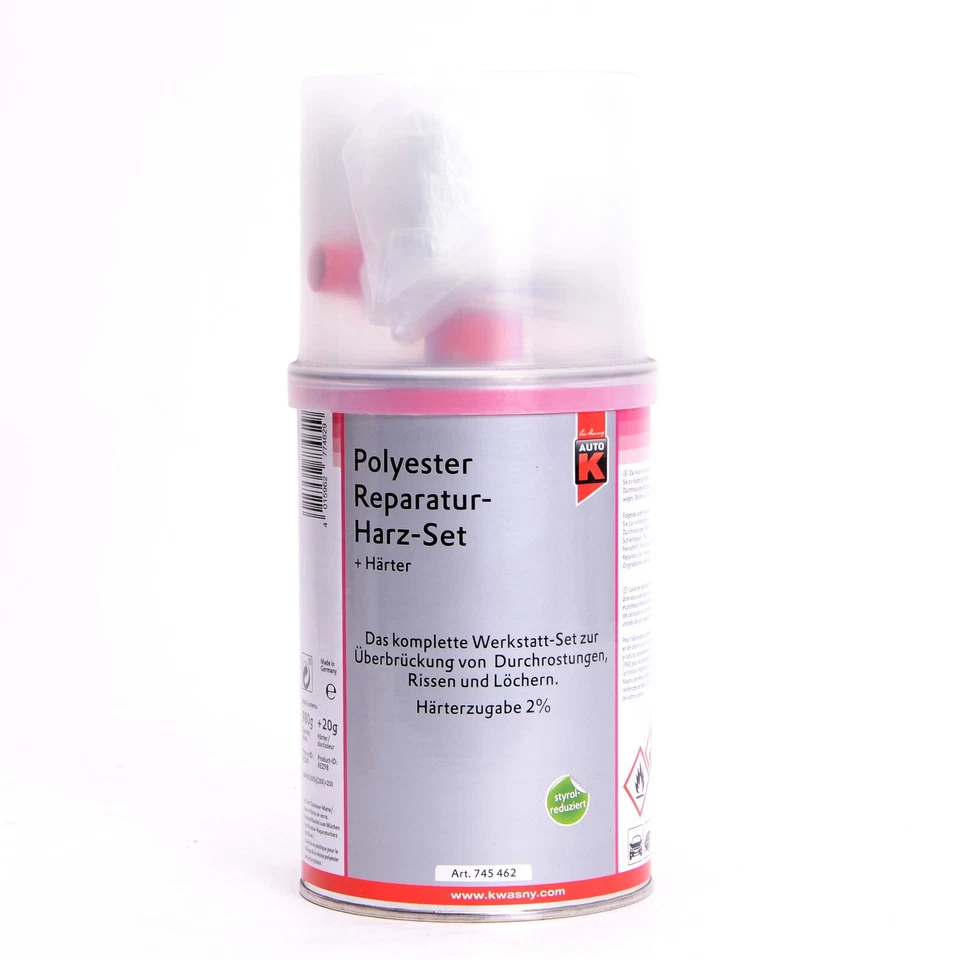 Polyesterharz Reparatur Set Auto-K mit Glasfasermatte Auto und Boot 1kg  745462 - Bild 1 von 1