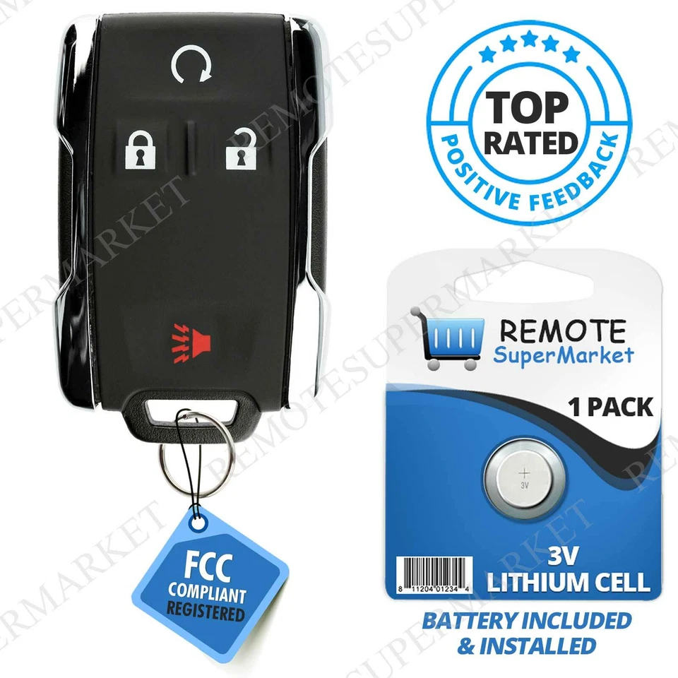 For 2007 2008 2009 2010 2011 Chevrolet Silverado 1500 2500 3500 Remote Key Fob Foto 1 de 1