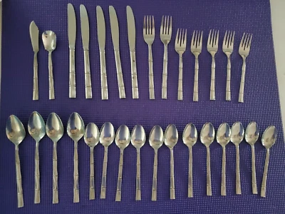 Lote de 30 piezas -Cubiertos INOX DE POR VIDA Bambú Inoxidable HORQUILLAS CUCHARAS CUCHILLOS Foto 1 de 4