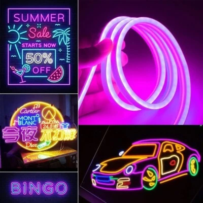 Striscia Strip LED 5 METRI Effetto Neon Tubo LED Modellabile e Impermeabile - Immagine 1 di 4