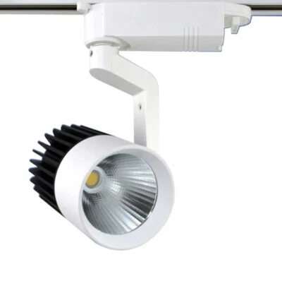 Faro Faretto da Binario Orientabile 30W COB LED Casa Ristorante Pub LED - Immagine 1 di 2