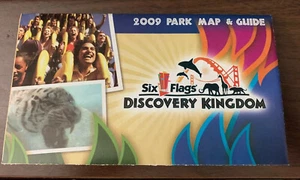 Mappa e guida parco Sei Bandiere Discovery Kingdom NUOVA 2009 - Foto 1 di 2