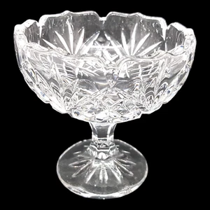 Snackschale Glas Fuß Rund Glas 9 cm Glasschale Glasschale Transparent Klar Klein - Bild 1 von 7