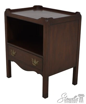 66926: KITTINGER Mahogany 1 Drawer Nightstand Commode - Image 1 of 4