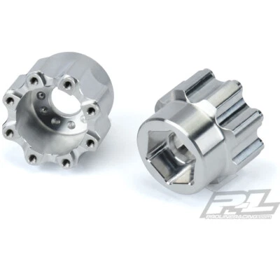 Pro-Line 6357-00 8x32 to 20mm Aluminum Hex Adapters : Pro-Line 8x32 3.8" Wheels - Image 1 of 2