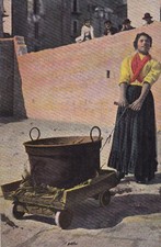 NAPOLI - COSTUMI NAPOLETANI - Ed.Ragozino - Venditrice
