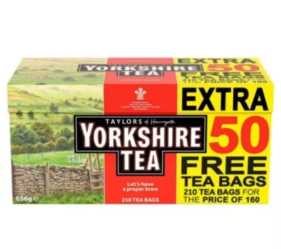 Yorkshire Tea None Sachets - Box Of 210 ~ Normal Tea Bag - Image 1 of 4