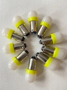 Pinball LED Bulbs 44 FROSTED DOME YELLOW (2 SMD) 10 pieces - Bild 1 von 2